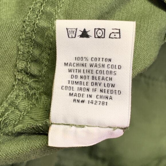 AIME LEON DORE Size S Green Cotton Cargo Tapered Casual Pants - Picture 6 of 6